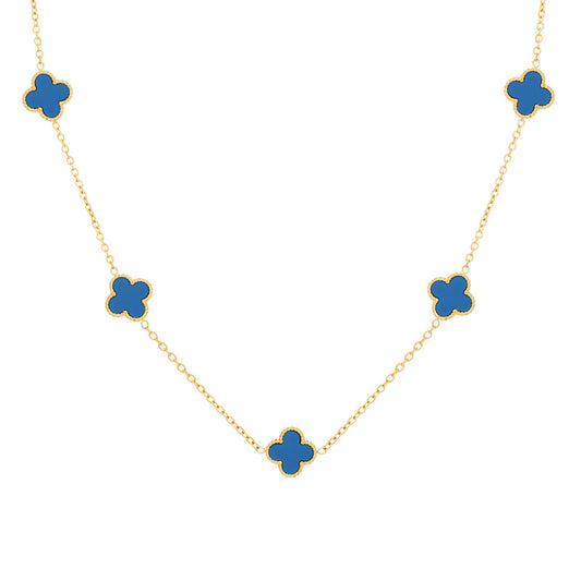 Modern Chain Necklace in 18K Gold Plated Steel