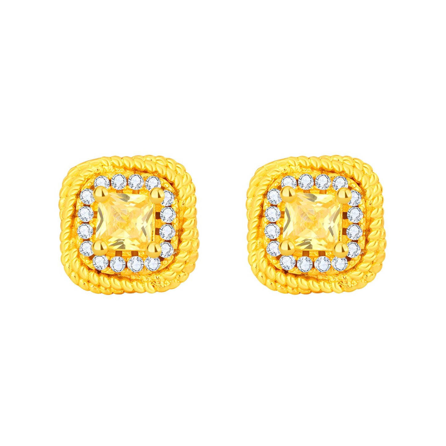 18K gold plated Stainless steel earrings,