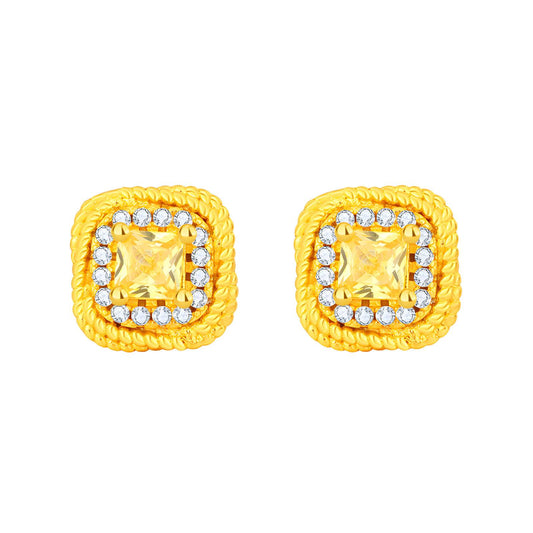 18K gold plated Stainless steel earrings,