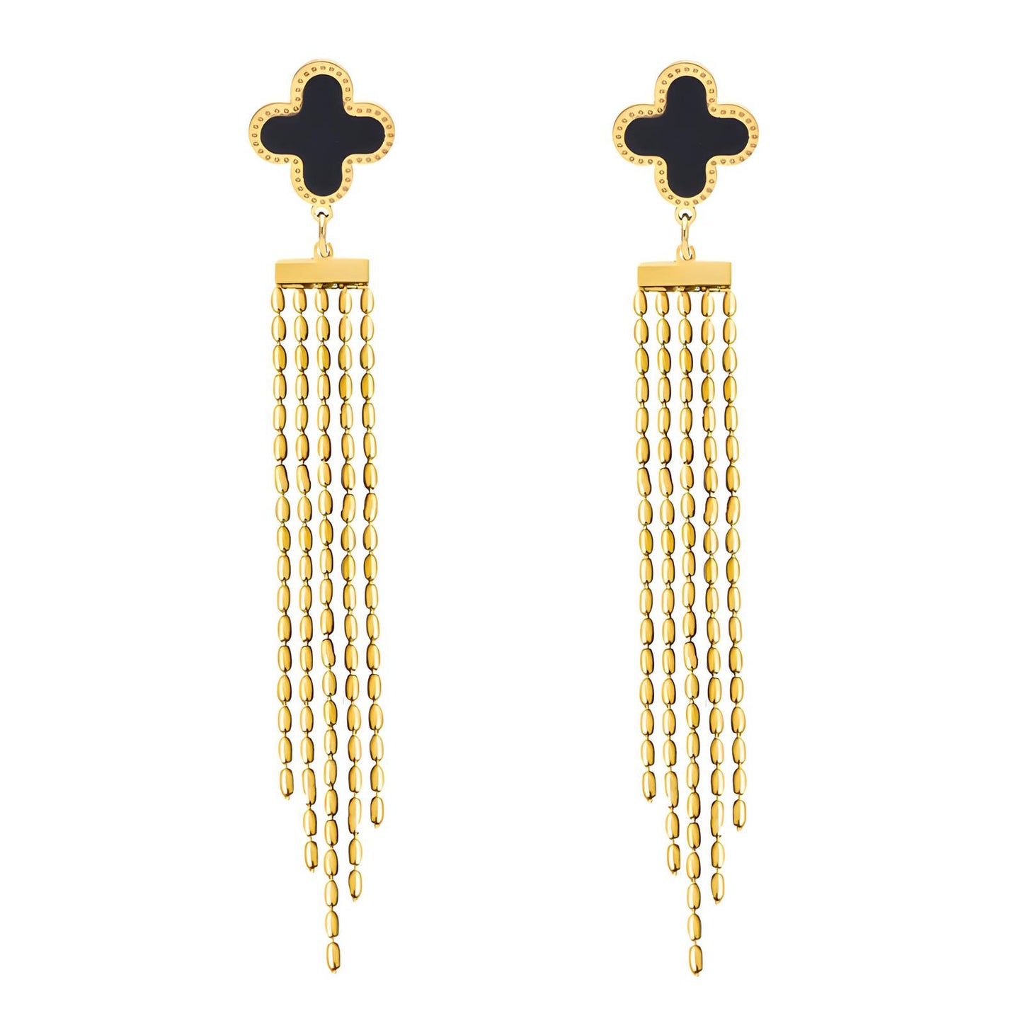 18K gold plated Stainless steel earrings,