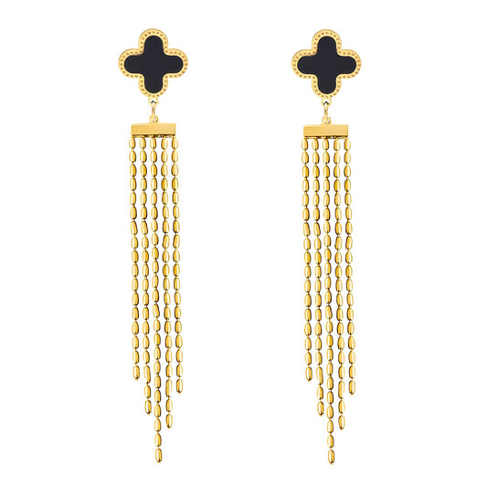 18K gold plated Stainless steel earrings,