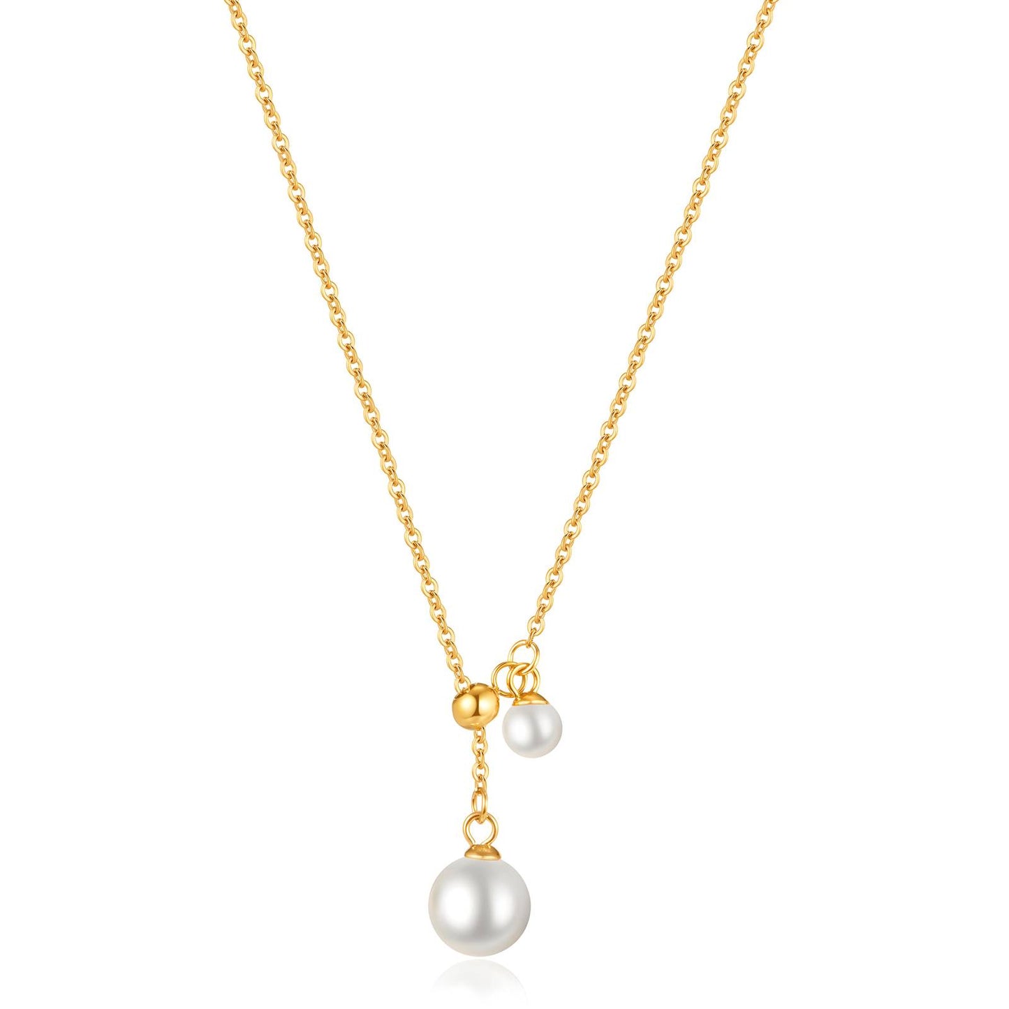 Classic Chain Necklace in 18K Gold Plated Steel