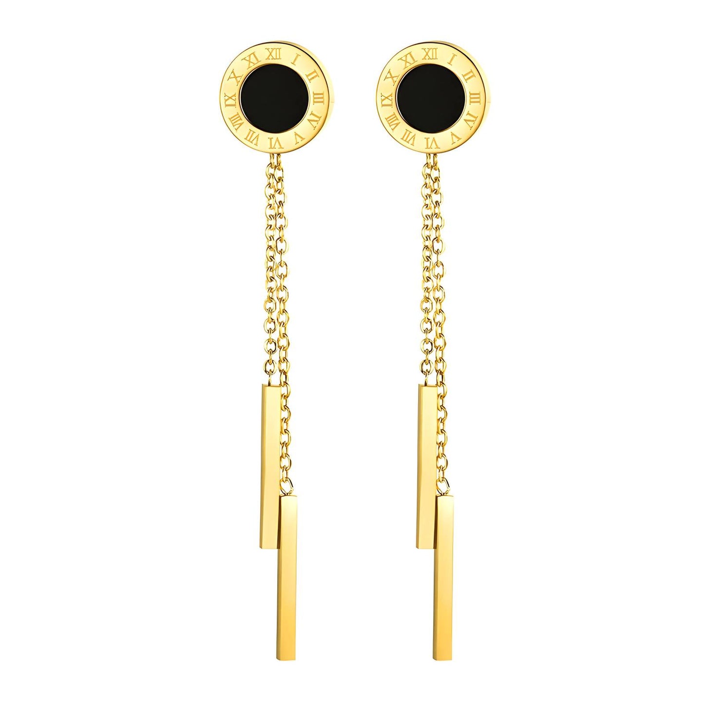 18K gold plated Stainless steel earrings,