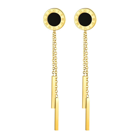 18K gold plated Stainless steel earrings,