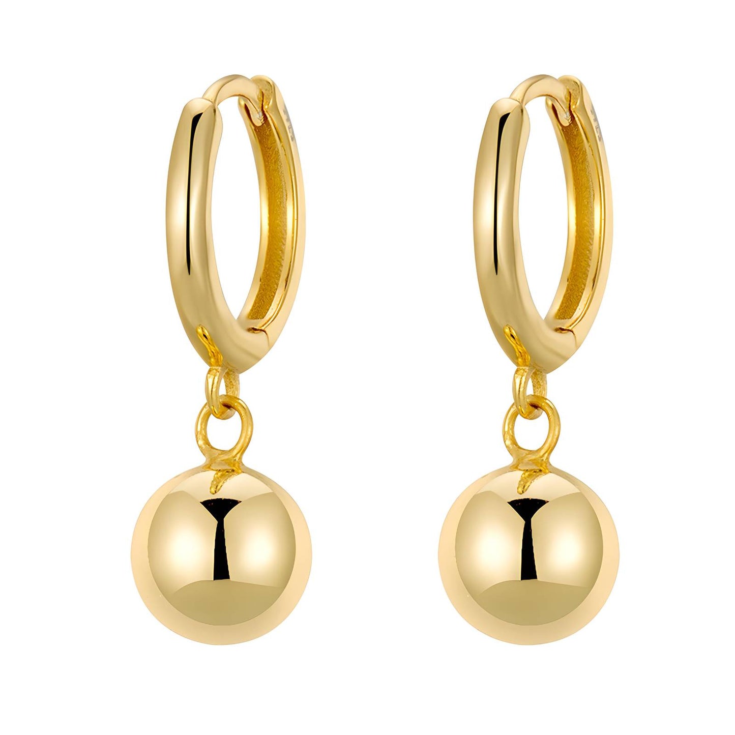 18K gold plated Stainless steel earrings,