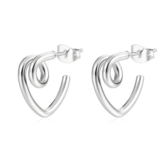 Stainless steel earrings,