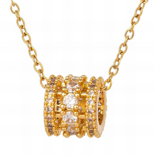 Contemporary Chain Necklace in 18K Gold Plated Steel