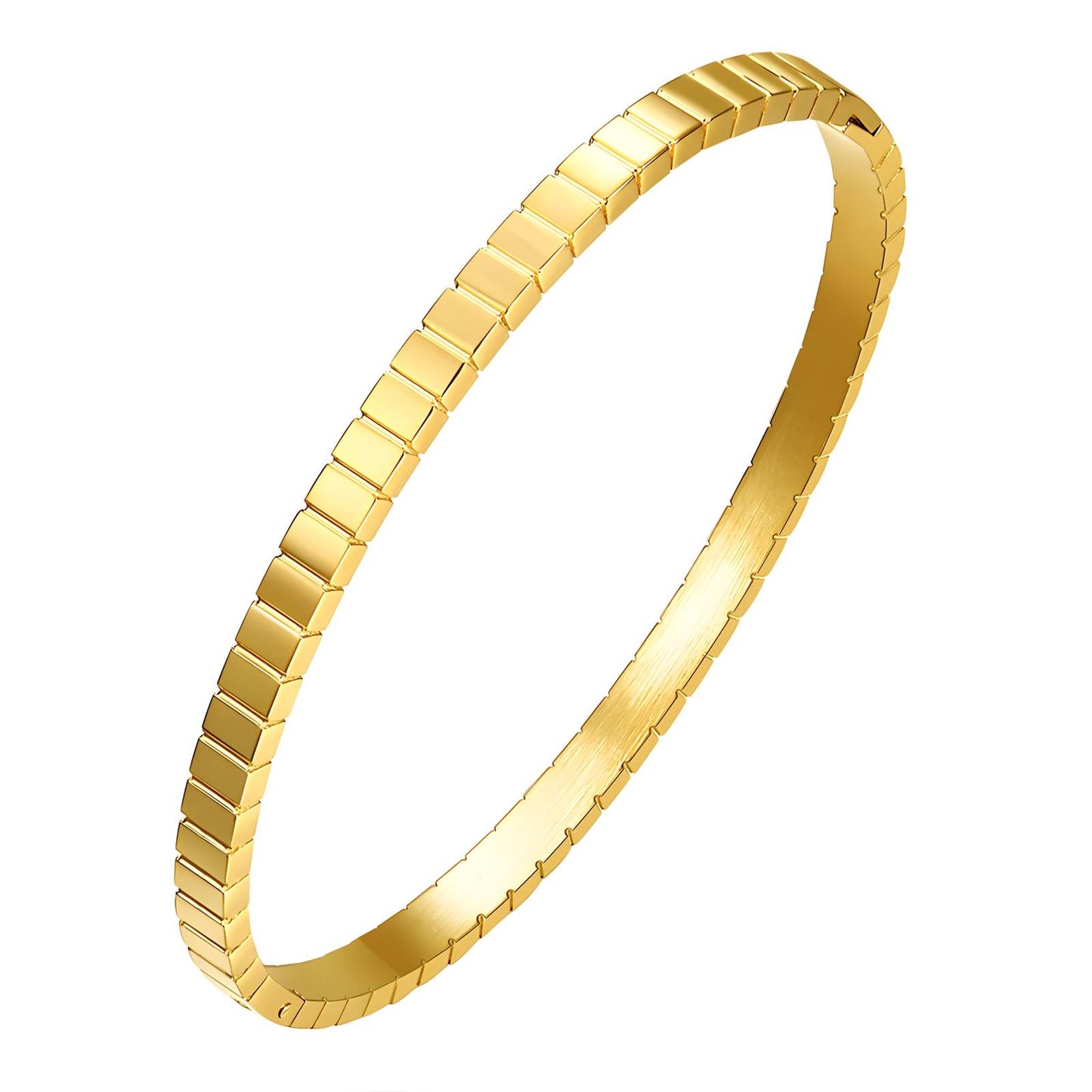 Classic Chain Bracelet in 18K Gold Plated Steel