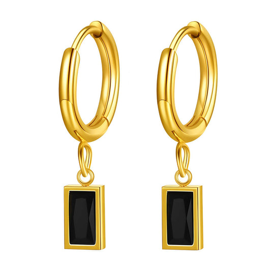 18K gold plated Stainless steel earrings,