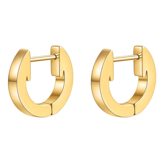 18K gold plated Stainless steel earrings,