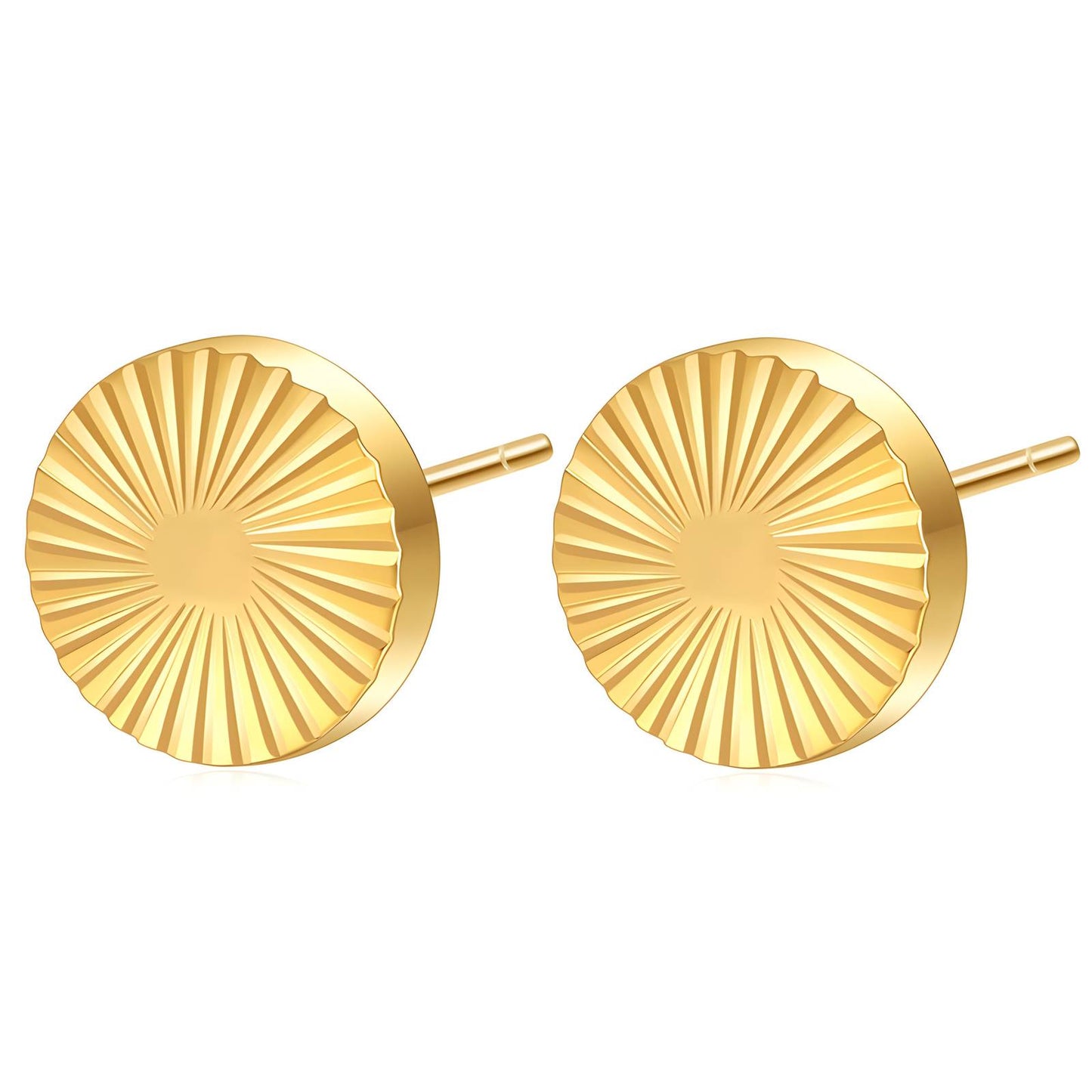 18K gold plated Stainless steel earrings,