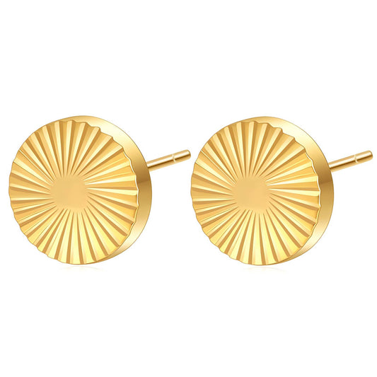 18K gold plated Stainless steel earrings,