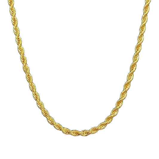 Modern Chain Necklace in 18K Gold Plated Steel