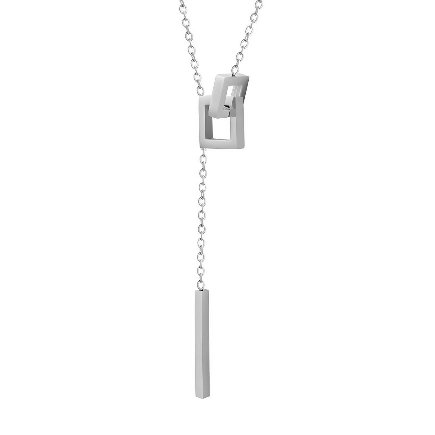 Contemporary Chain Necklace in Stainless Steel