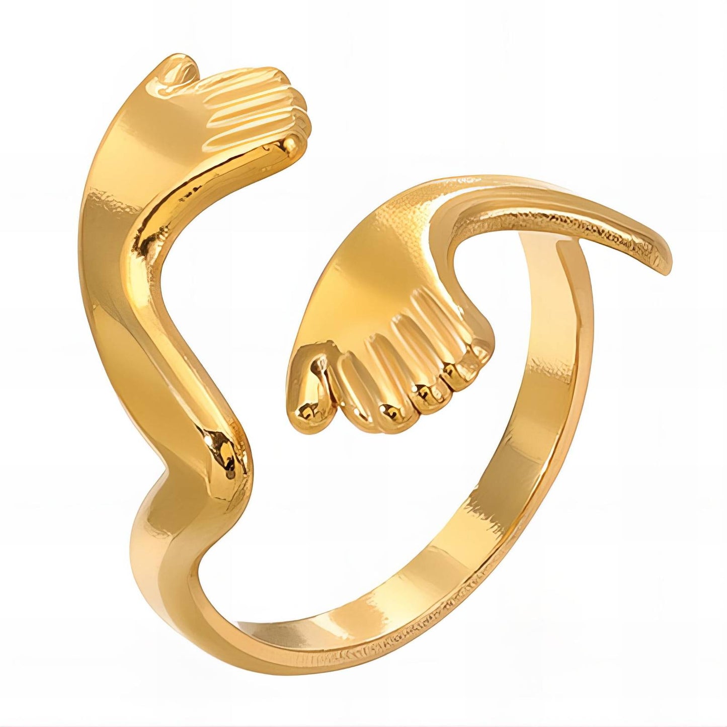 Elegant Ring Design | Gold Plated Steel