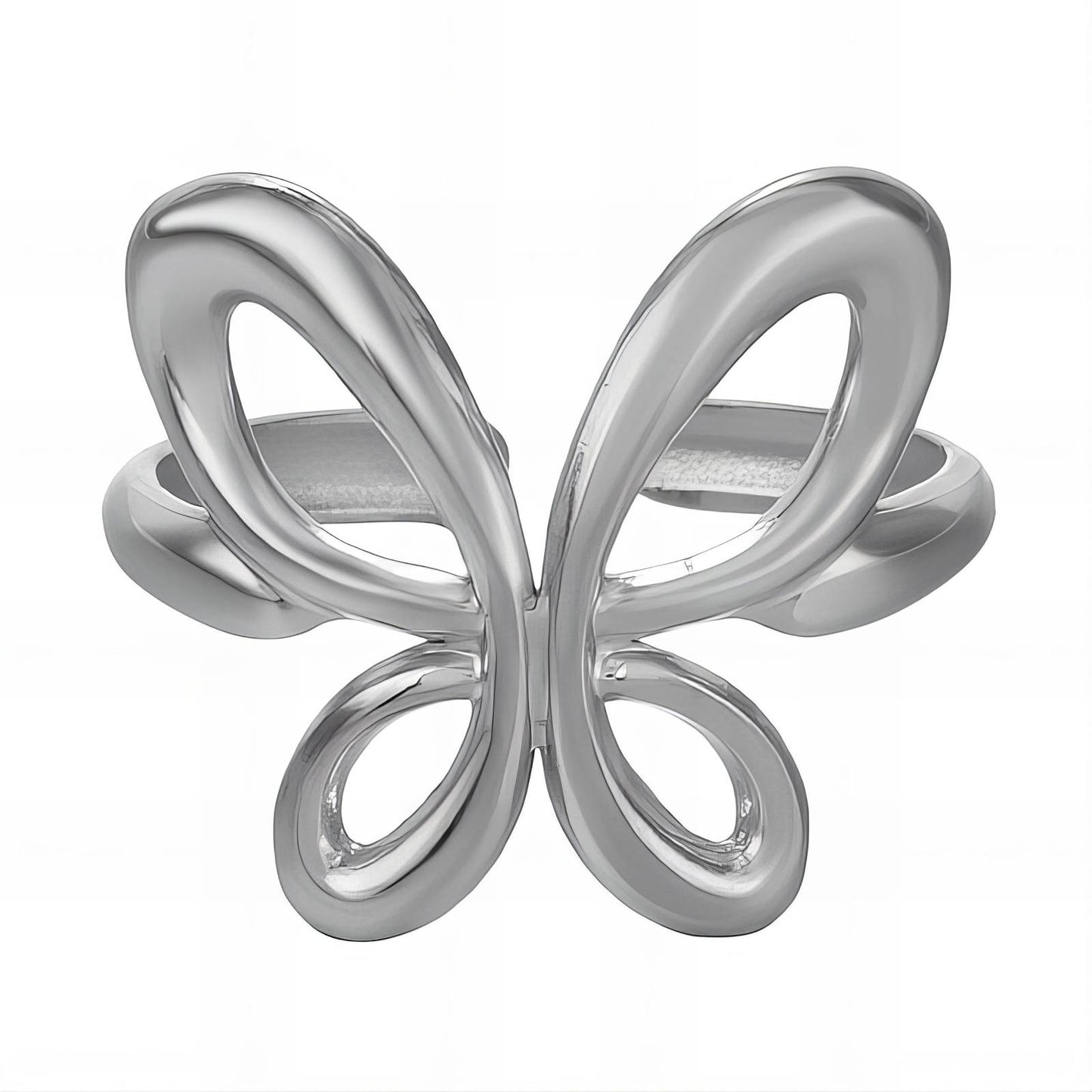 Delicate Butterfly Ring in Stainless Steel