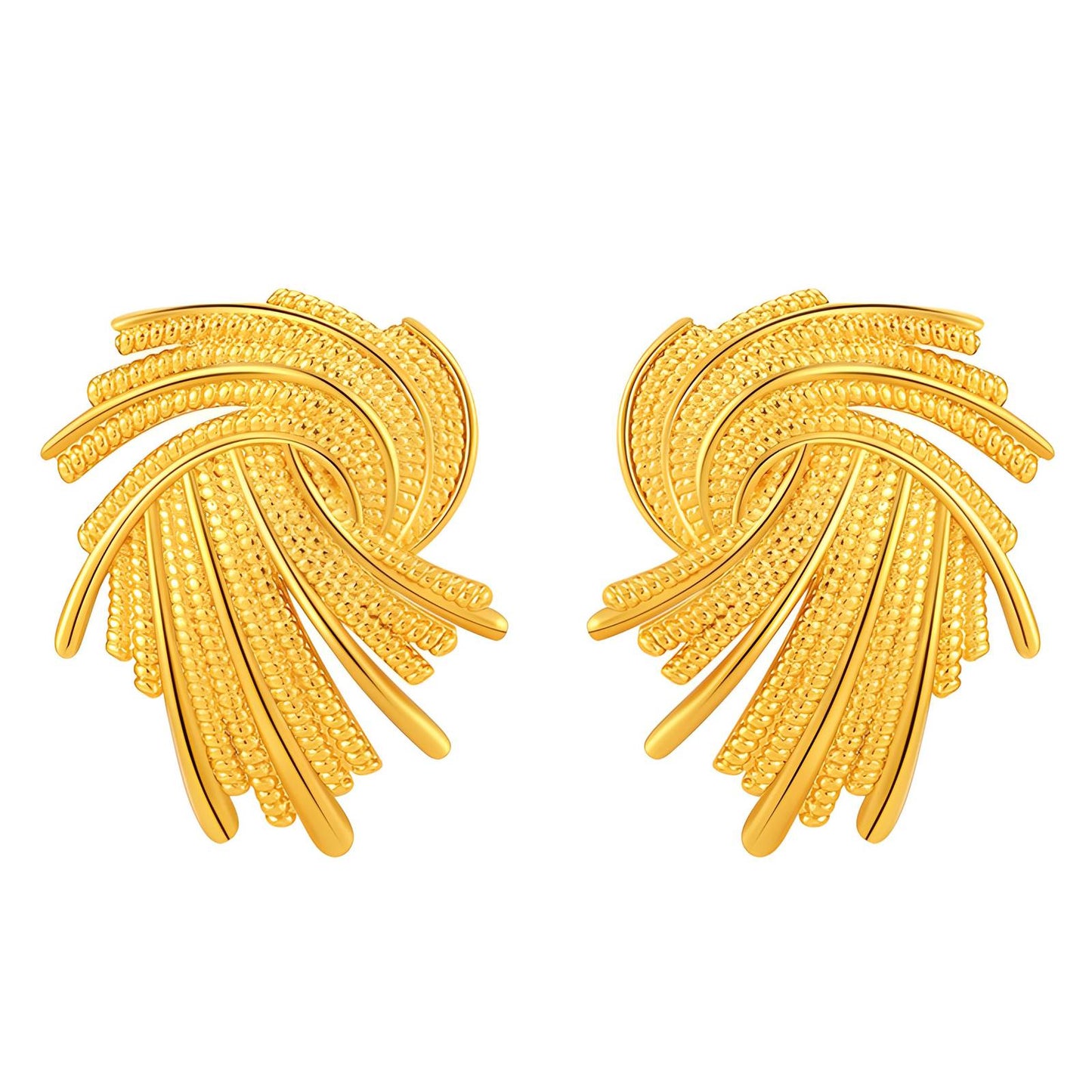 18K gold plated Stainless steel earrings,