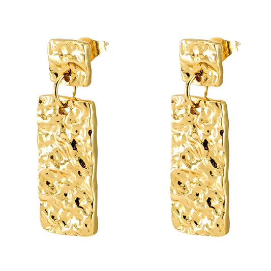 18K gold plated Stainless steel earrings,