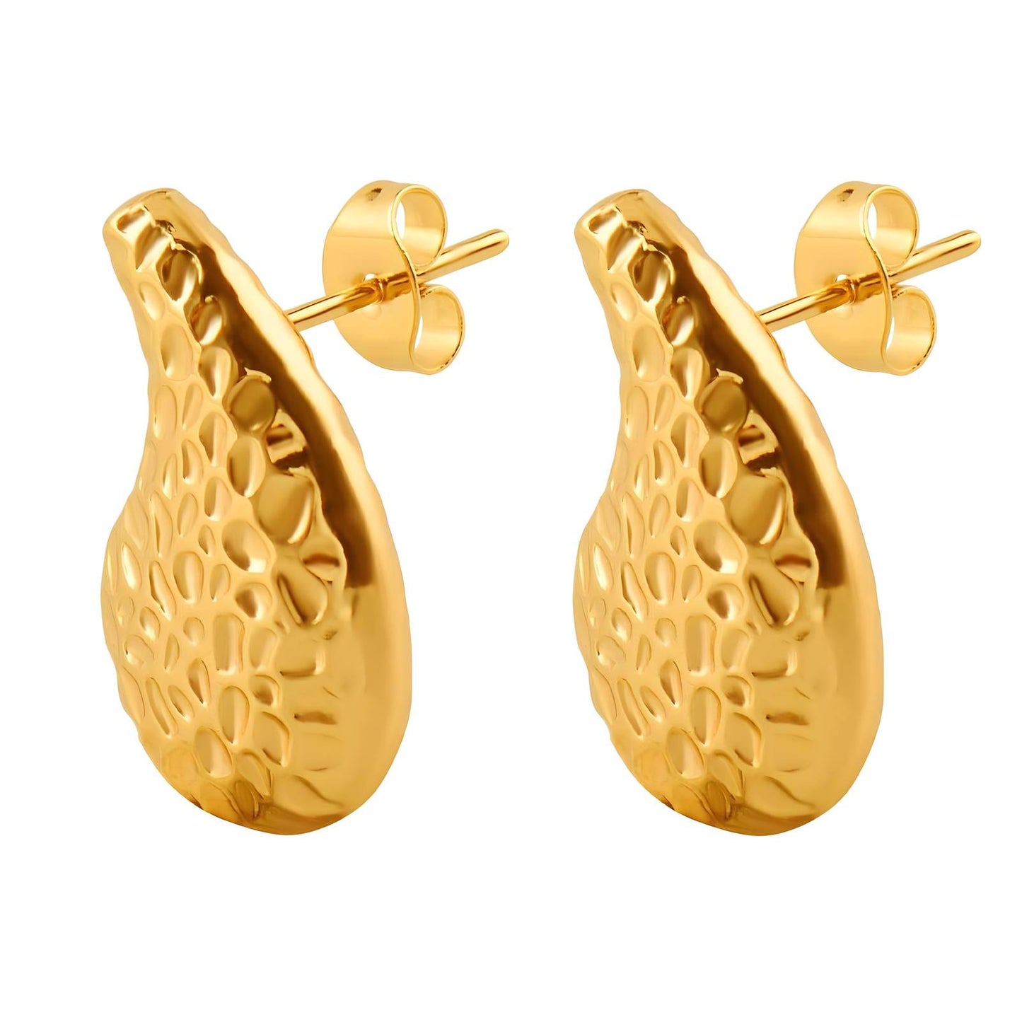 18K gold plated Stainless steel earrings,