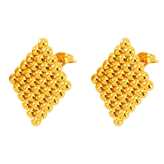 18K gold plated Stainless steel earrings,