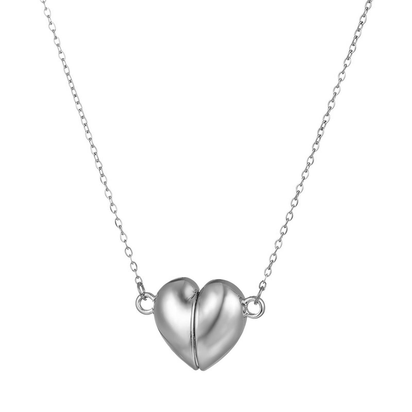 Delicate Heart Pendant in Stainless Steel