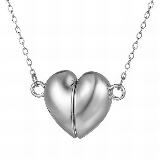 Delicate Heart Pendant in Stainless Steel