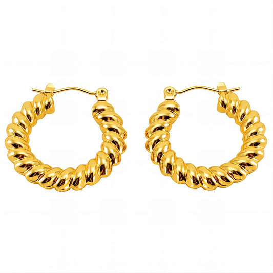 18K gold plated Stainless steel earrings,