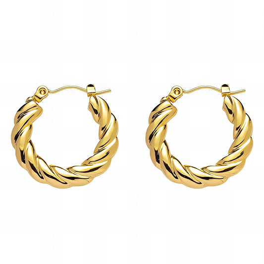 18K gold plated Stainless steel earrings,