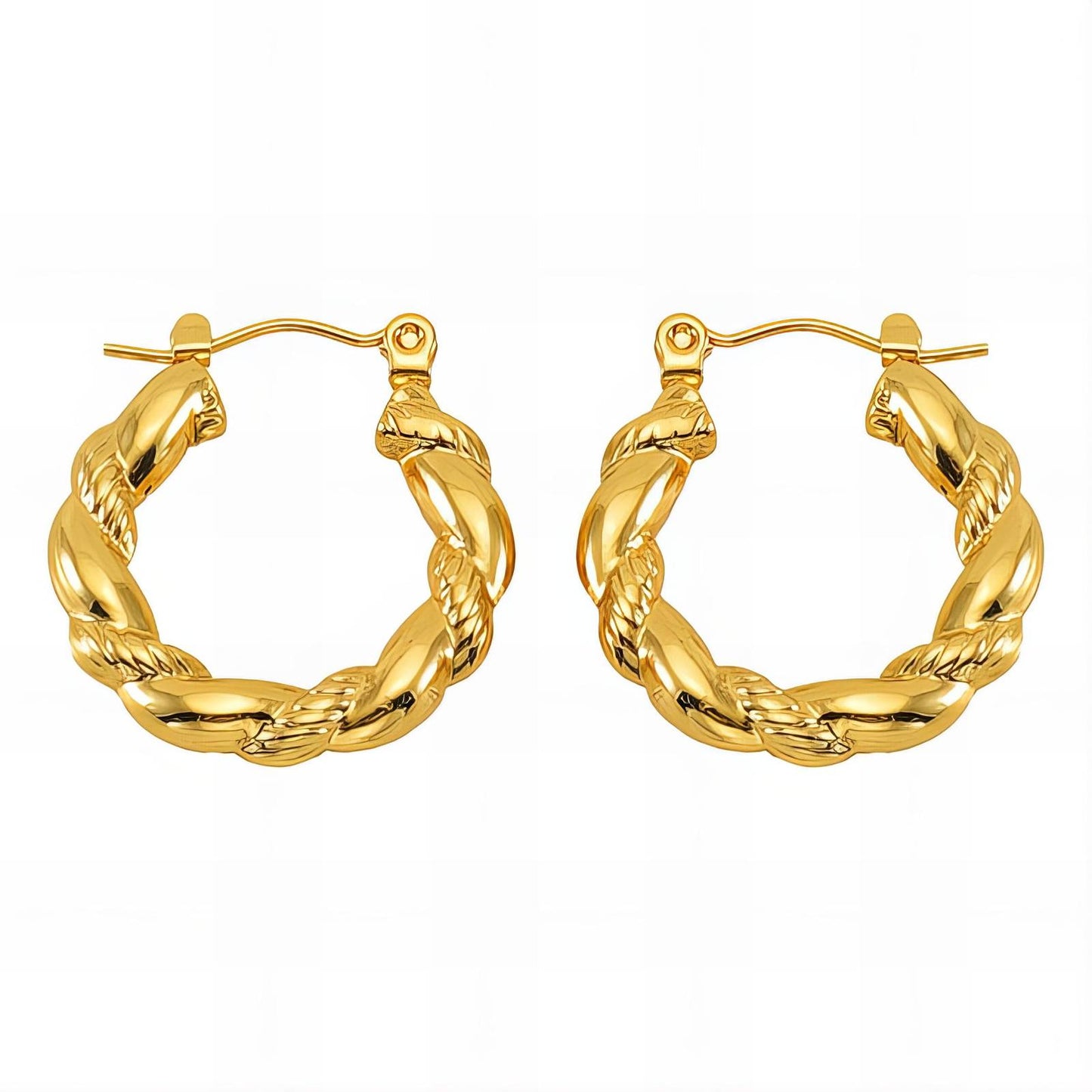 18K gold plated Stainless steel earrings,