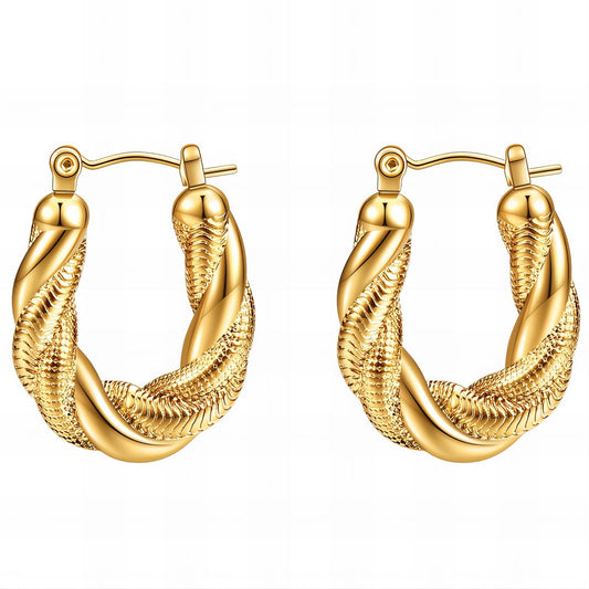 18K gold plated Stainless steel earrings,