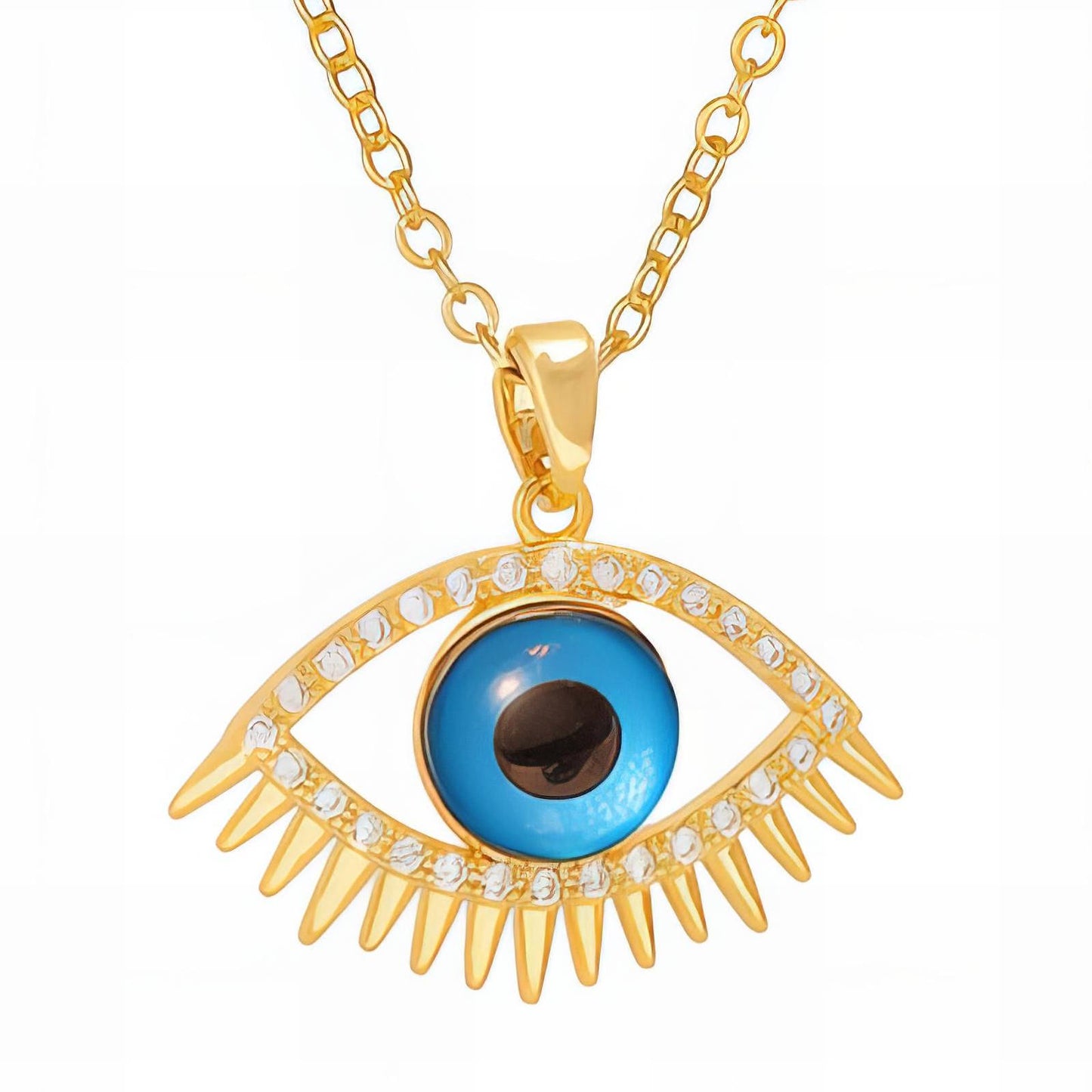 Mystic Evil Eye Charm in 18K Gold Plated Steel