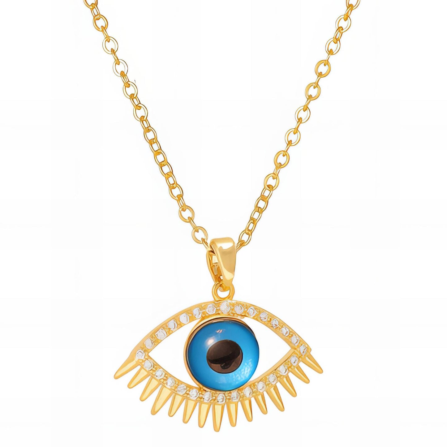 Mystic Evil Eye Charm in 18K Gold Plated Steel