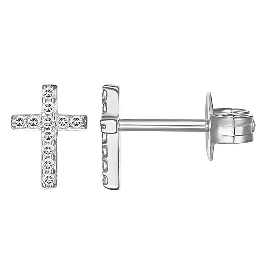 Stainless steel  Crosses earrings,