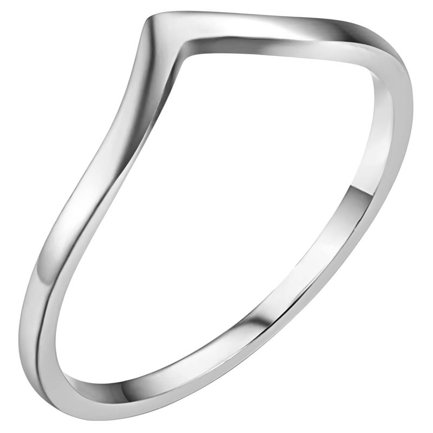 Modern Statement Band Ring in Stainless Steel