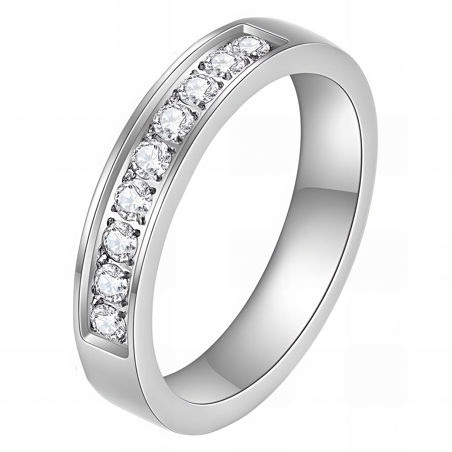 Classic Statement Band Ring in Stainless Steel