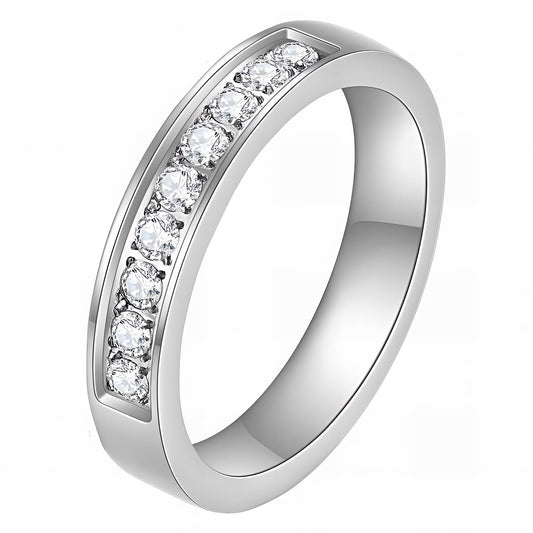 Classic Statement Band Ring in Stainless Steel