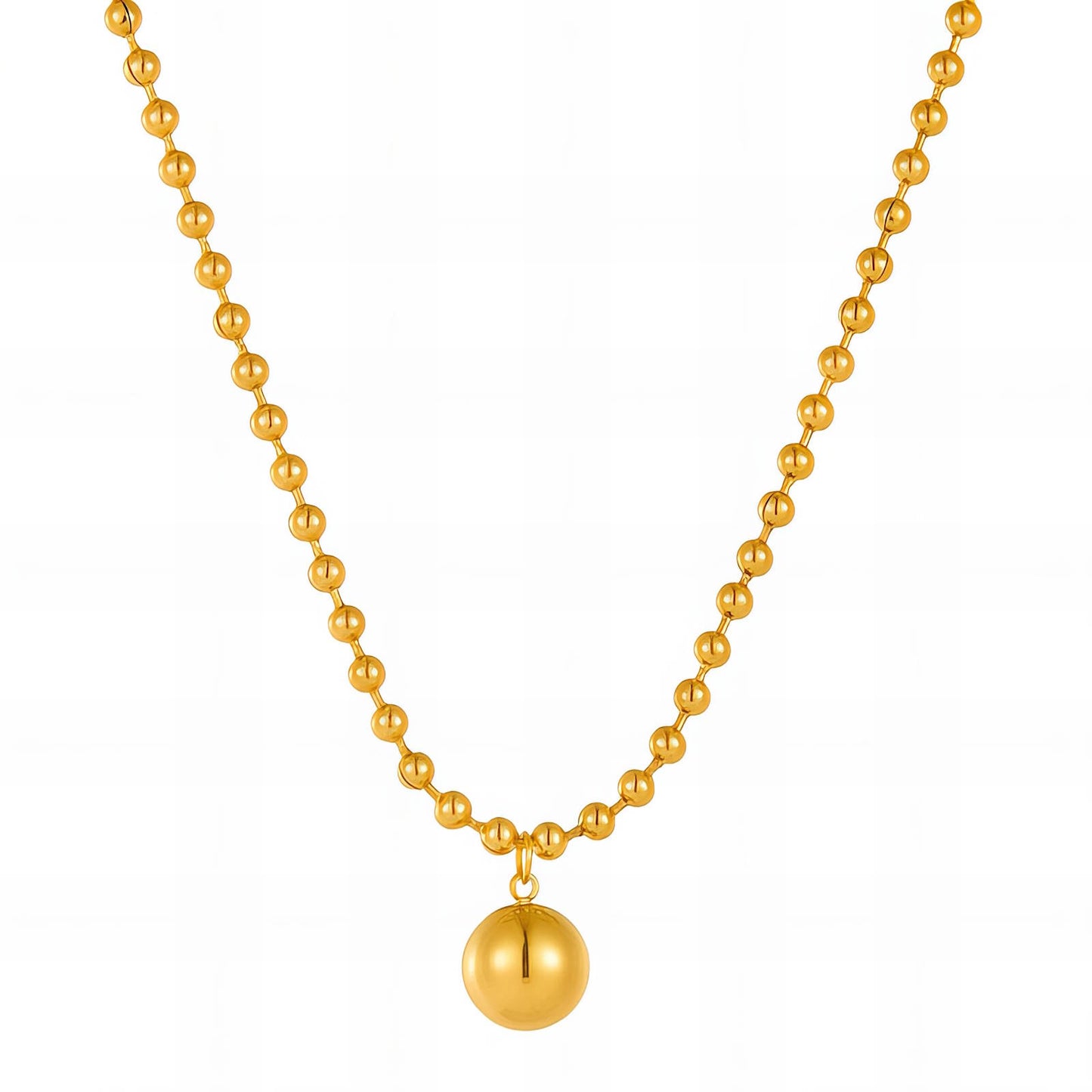 Classic Chain Necklace in 18K Gold Plated Steel