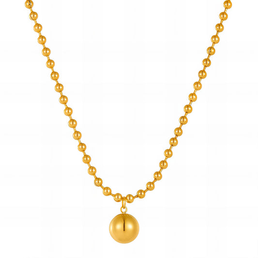 Classic Chain Necklace in 18K Gold Plated Steel