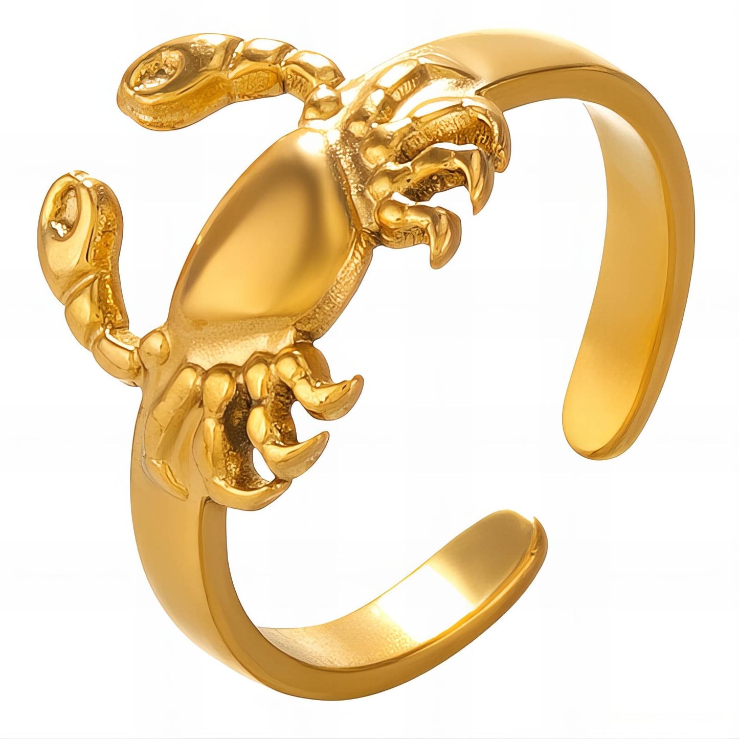 Celestial Cancer Ring in 18K Gold Plated Steel