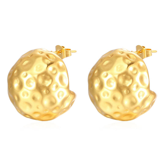 18K gold plated Stainless steel earrings,