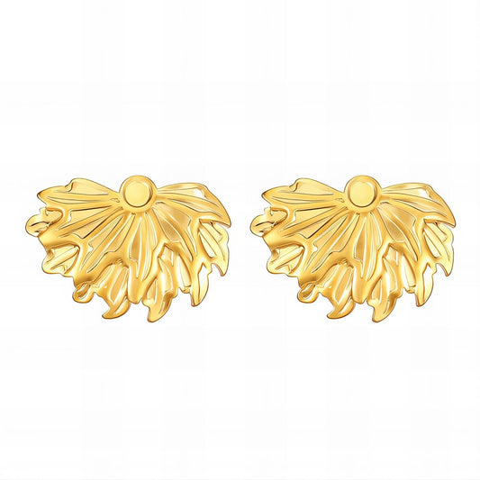 18K gold plated Stainless steel earrings,