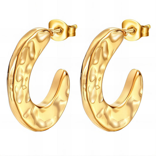 18K gold plated Stainless steel earrings,