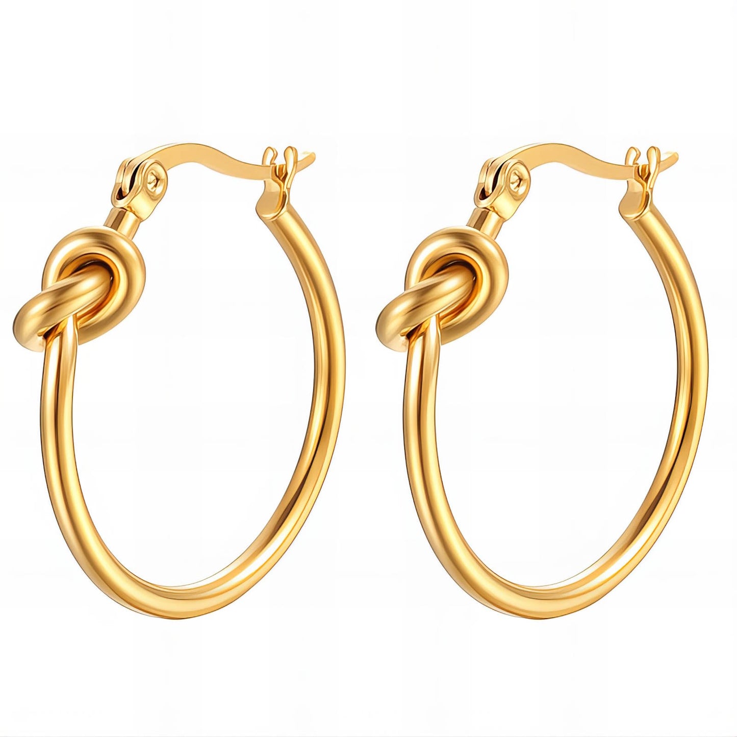 18K gold plated Stainless steel earrings,