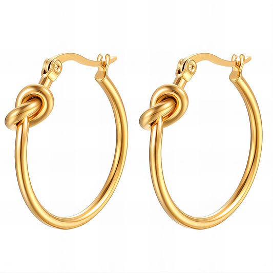 18K gold plated Stainless steel earrings,