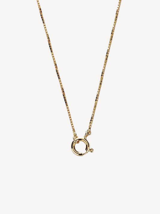 Dainty Charm Necklace – Round Clasp