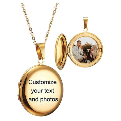 Collar con colgante de imagen personalizado
