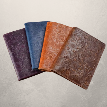 The Wanderer's Vintage Leather Passport Wallet 🌍
