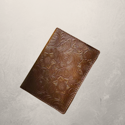 The Wanderer's Vintage Leather Passport Wallet 🌍