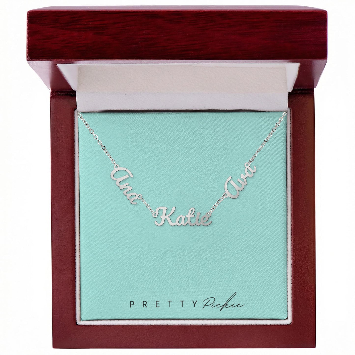 Personalized Multiple Name Necklace – 2 or 3 Names