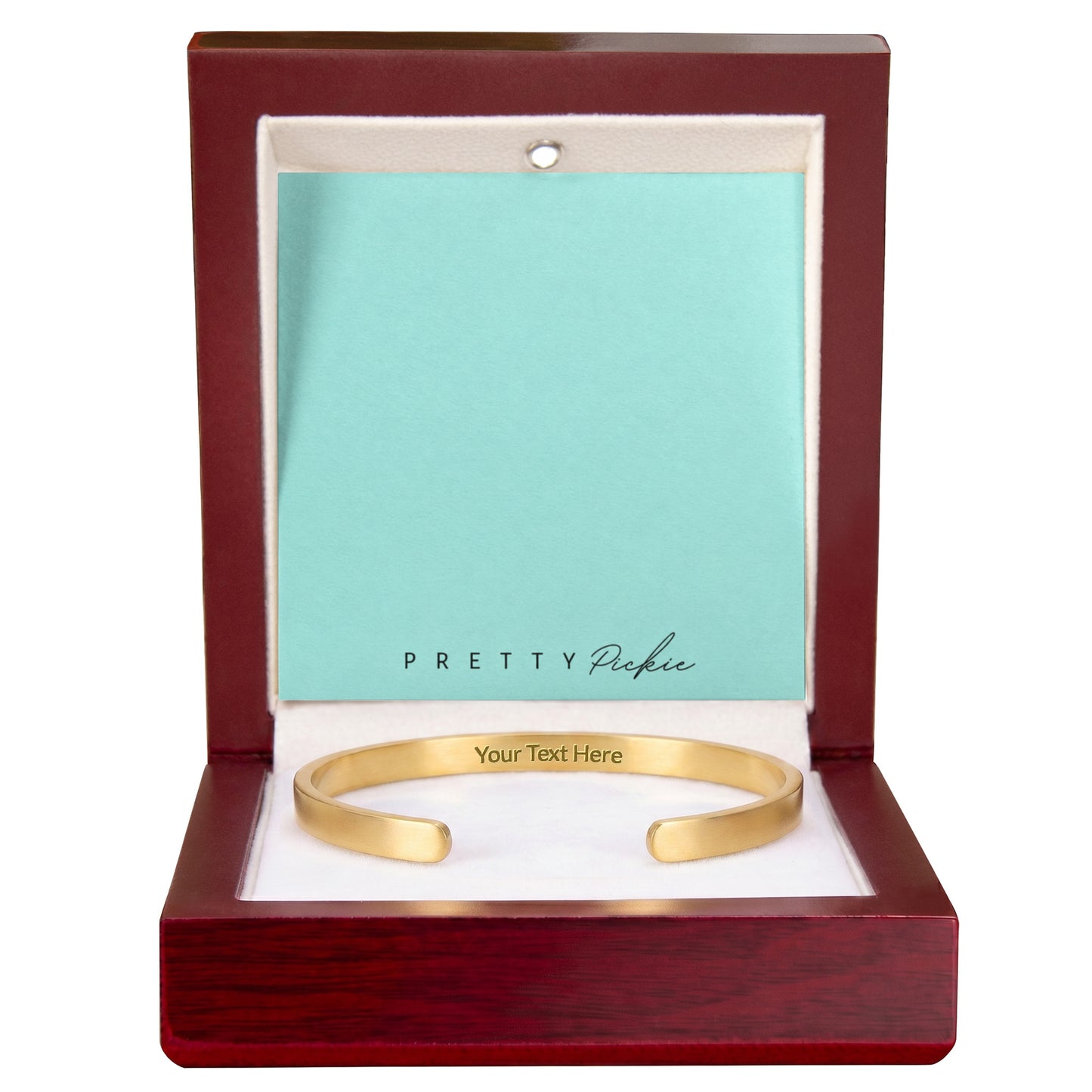 Engraved Cuff Bracelet, Up to 100 Characters